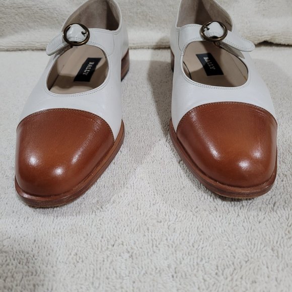 Bally flat leather donia made in Italy shoes - Picture 4 of 11